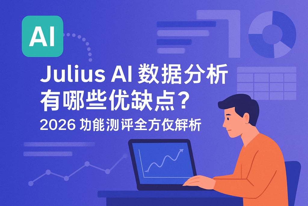 Julius AI数据分析有哪些优缺点？2026功能测评全方位解析